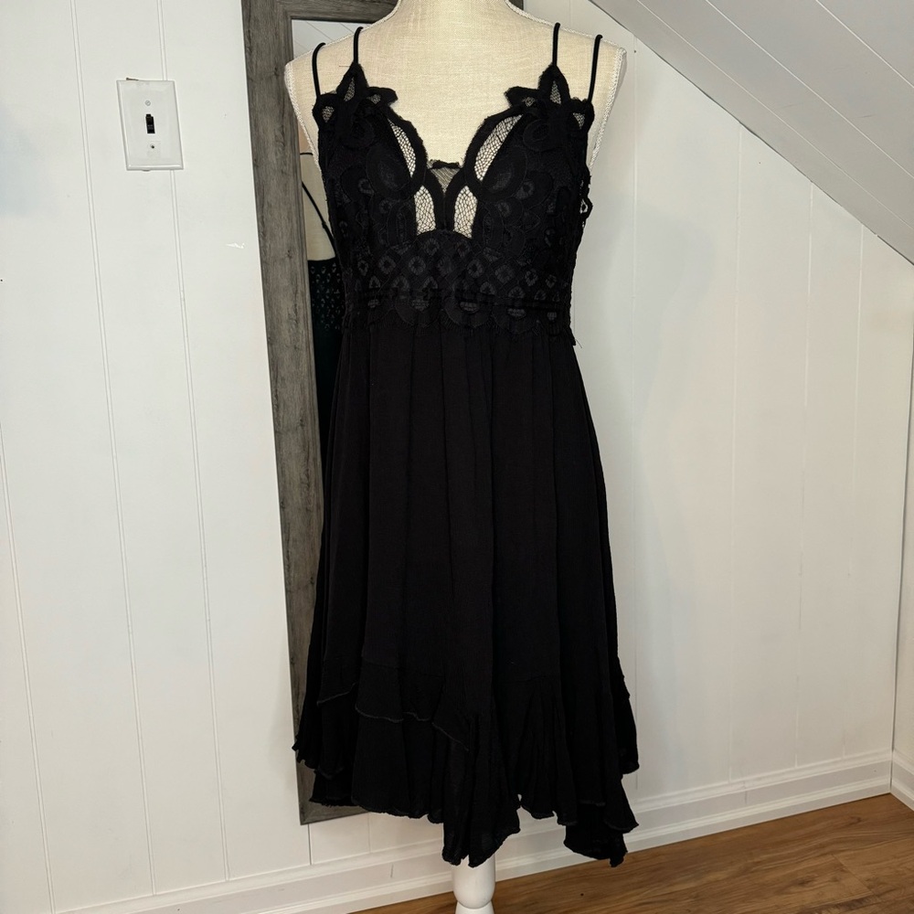 Zenana Black Lace Dress Plus Size